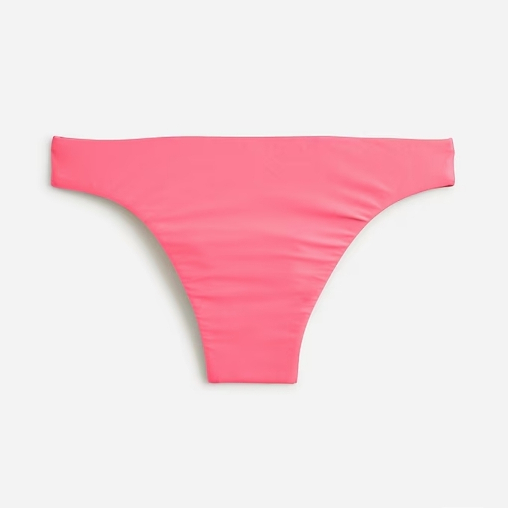 NWT! J Crew Curved-waist cheeky bikini bottom Pink Size Medium Style BC125